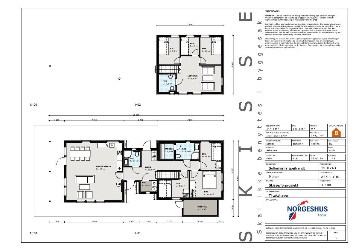 Hyttetype Solheimslia Galleribilde