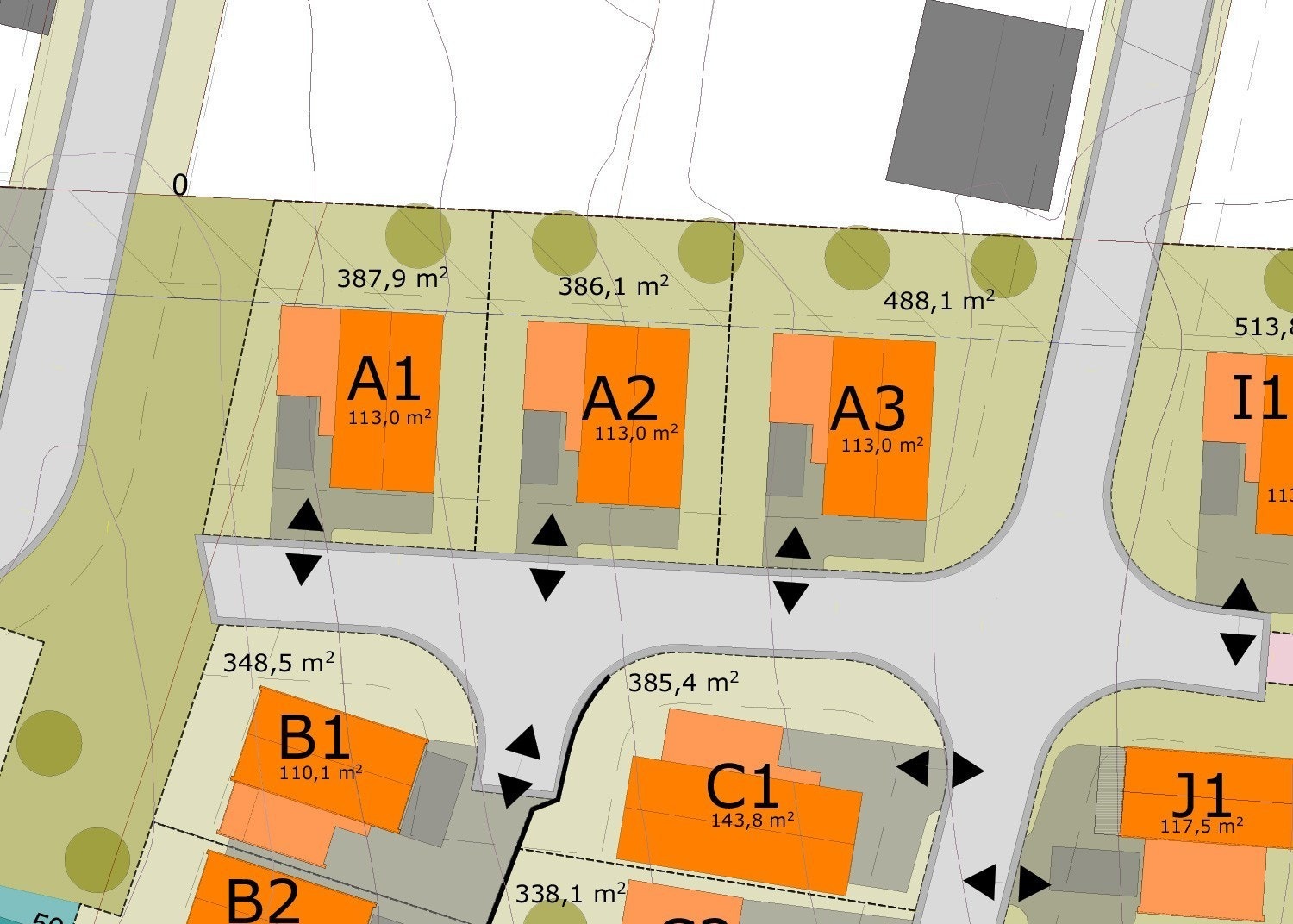 Situasjonsplan Galleribilde