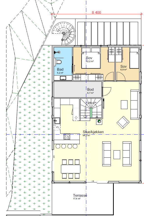 Plan hovedetasje Galleribilde