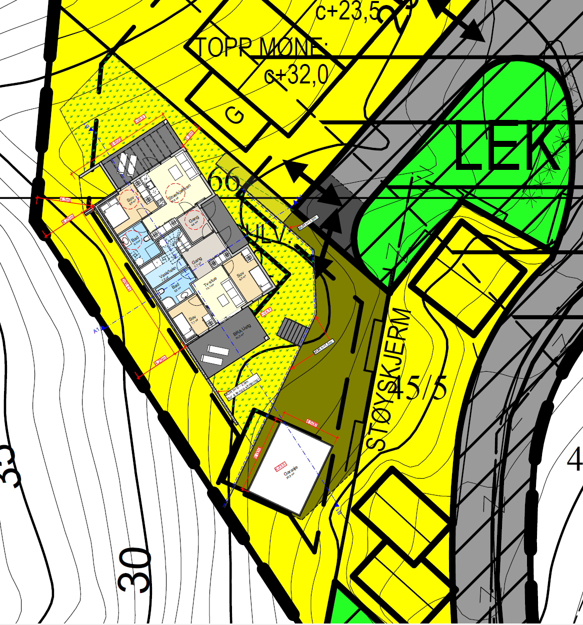 Situasjonsplan Galleribilde