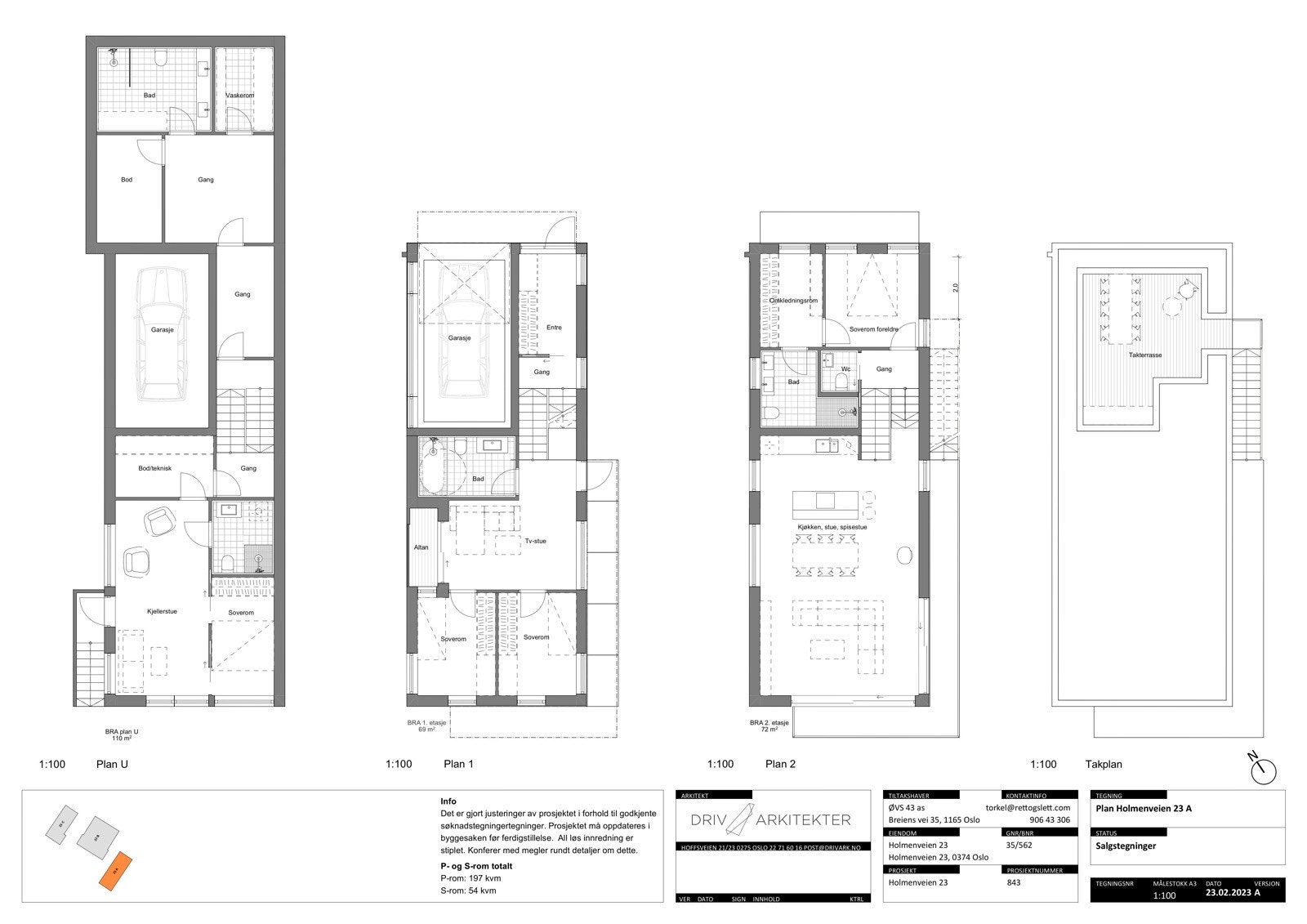 Plan Holmenveien 23 A Galleribilde