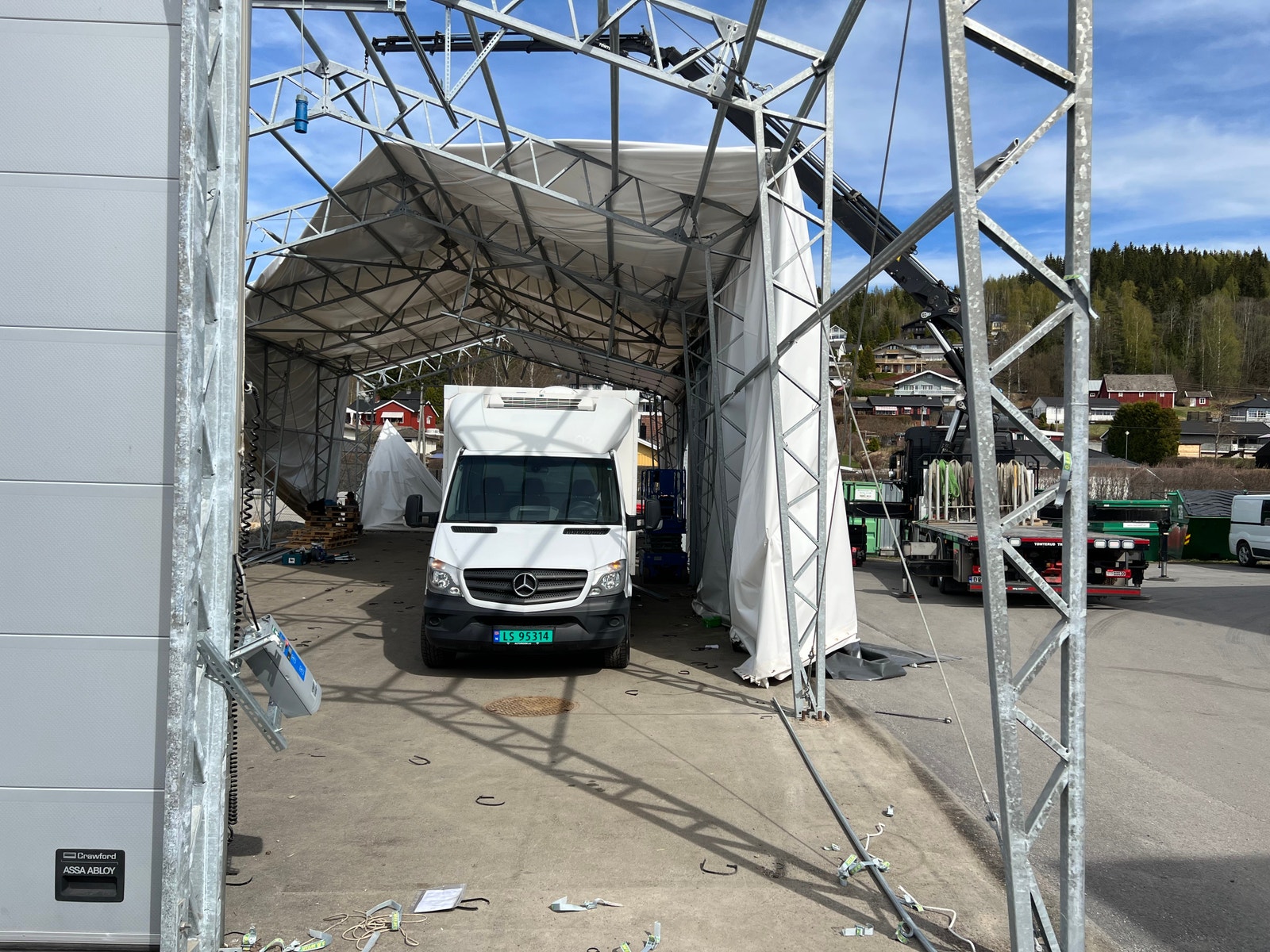 Plasthall som blir ledig på våren Galleribilde