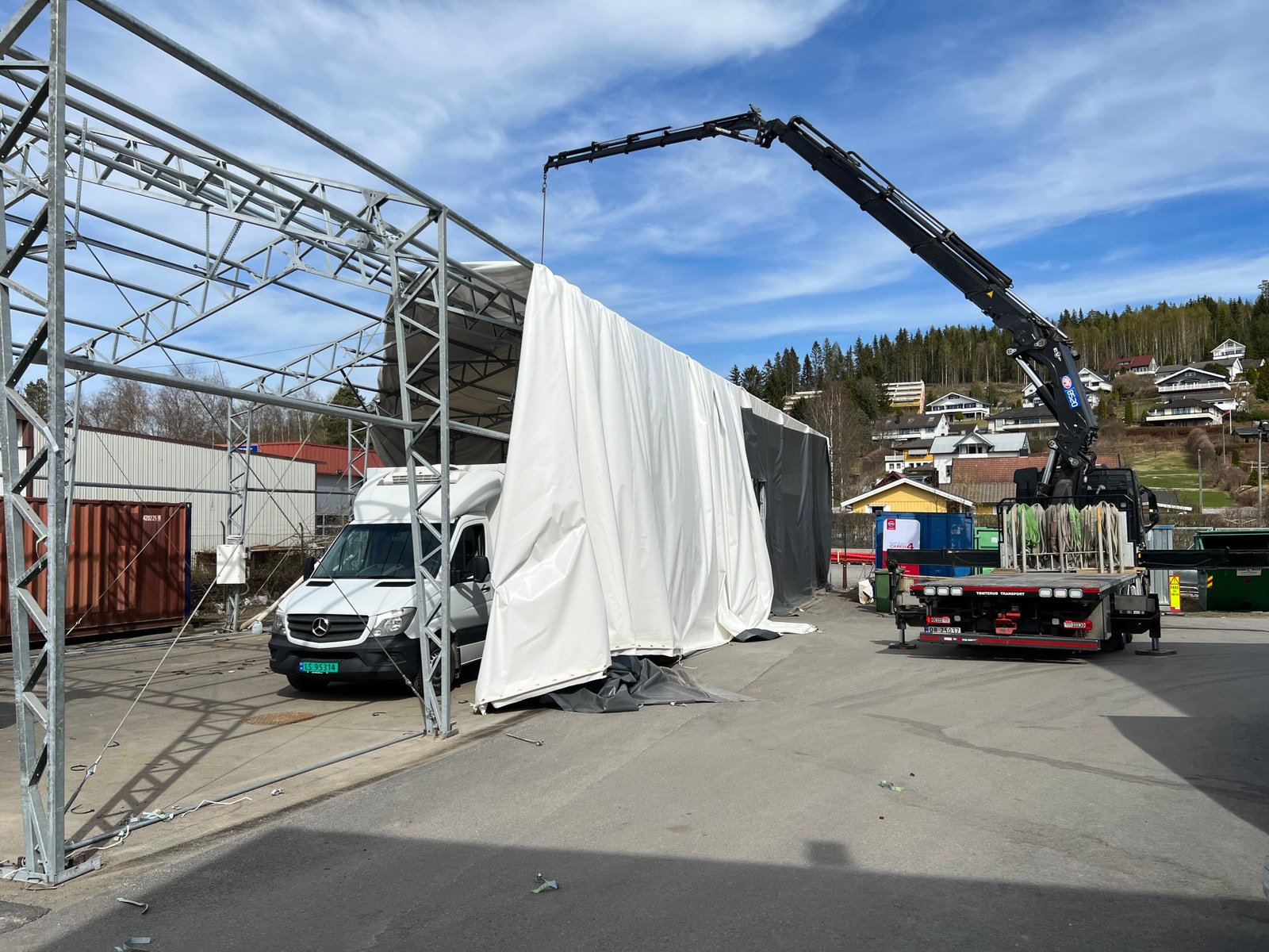 Plasthall som blir ledig på våren Galleribilde