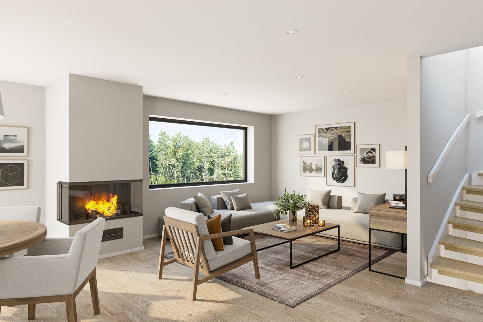 Stue. Illustrasjon - avvik vil forekomme. Galleribilde