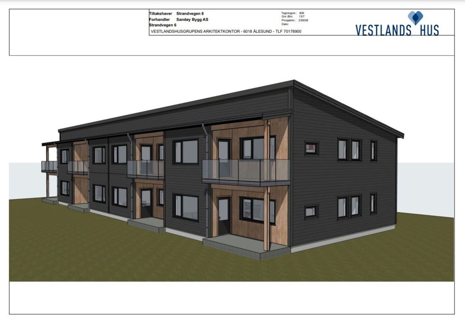 Fasade inngangsparti Galleribilde