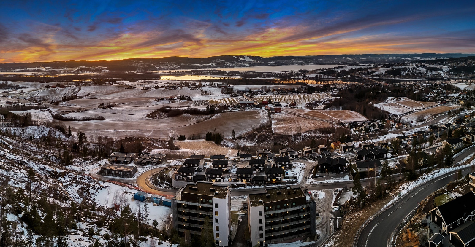 HORISONT, moderne leiligheter under bygging i Løkenåsen i Fetsund. Galleribilde