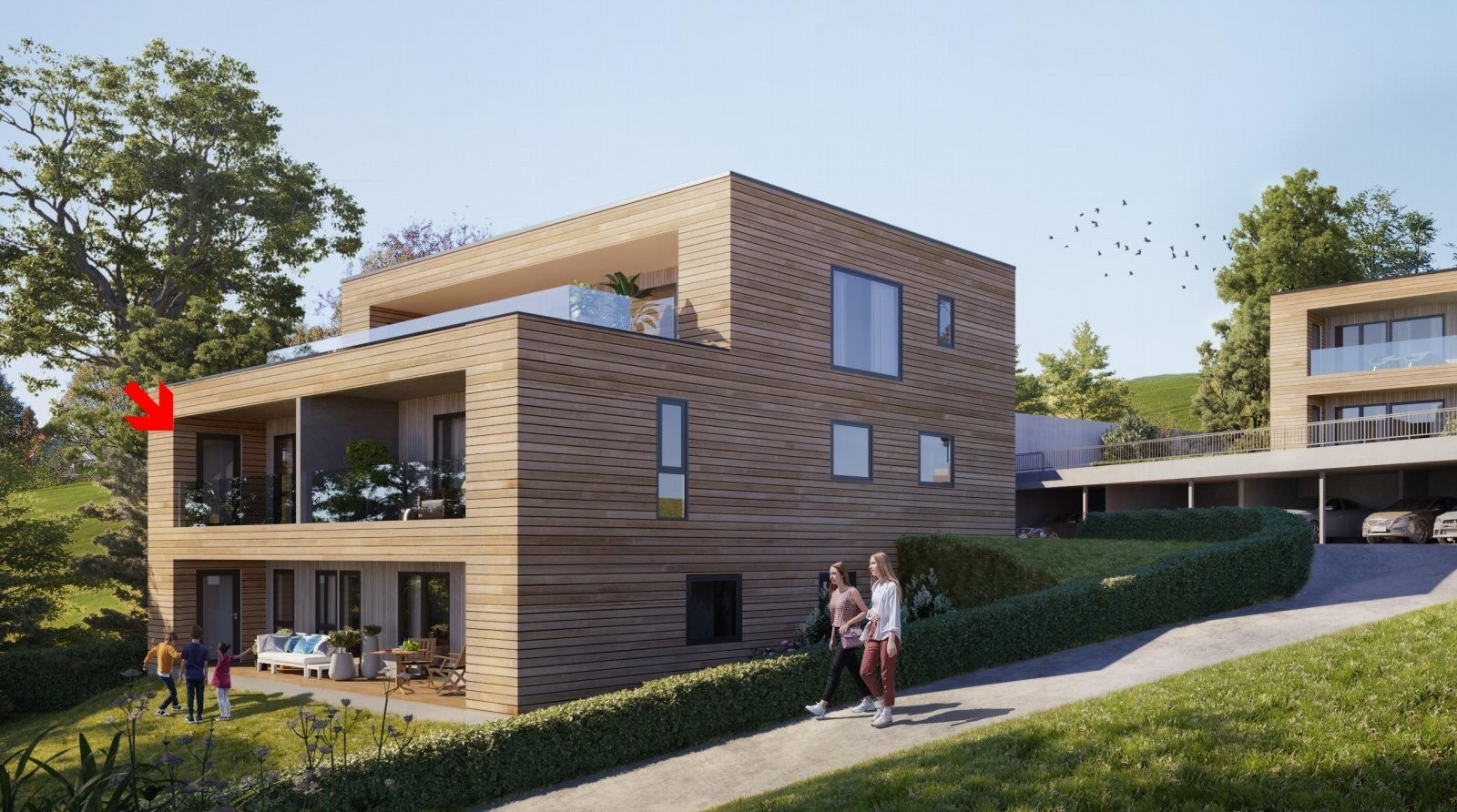 Velkommen til Hauglandsjøen Terrasse! Aktiv Eiendomsmegling har nå gleden av å presentere den siste leiligheten i prosjektet. Galleribilde