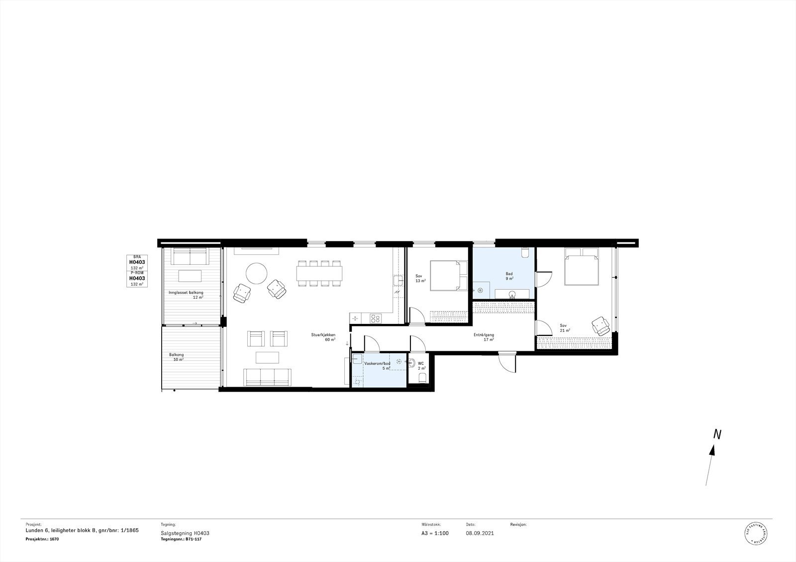 Lunden 6 Salgstegninger blokk B_17.jpg Galleribilde