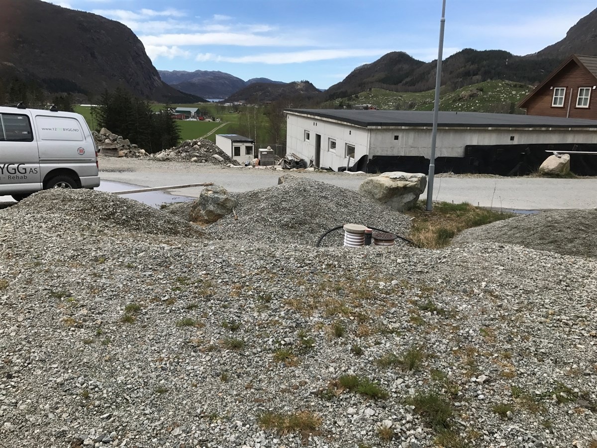 Utsikt fra bakkeplan Galleribilde