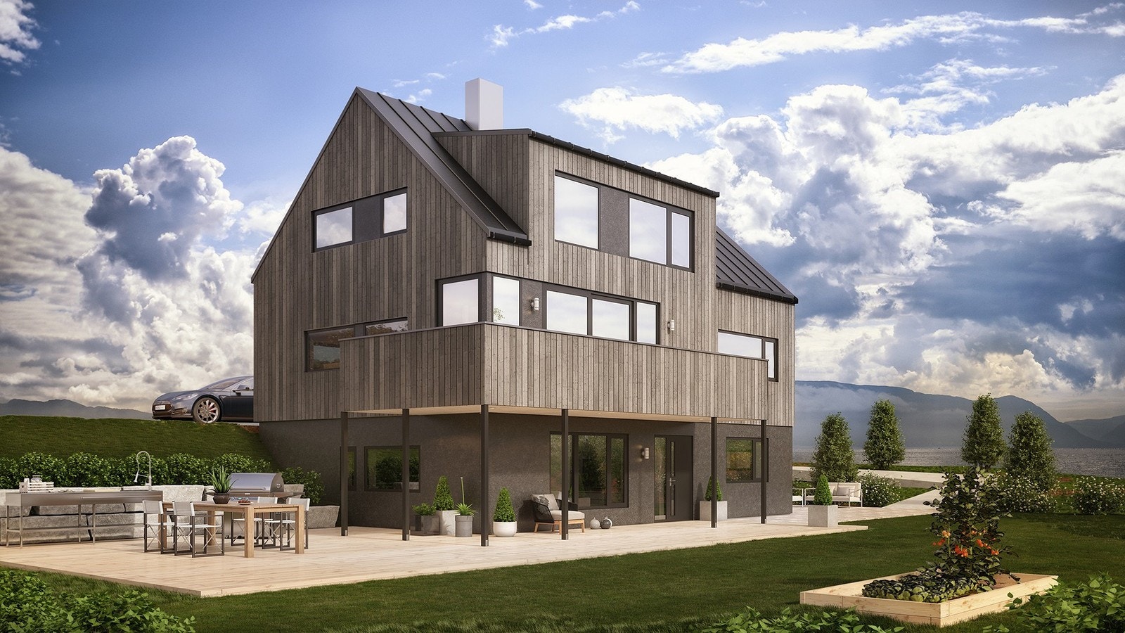 Illustrasjon av foreslått bolig. Avvik vil forekomme. Galleribilde