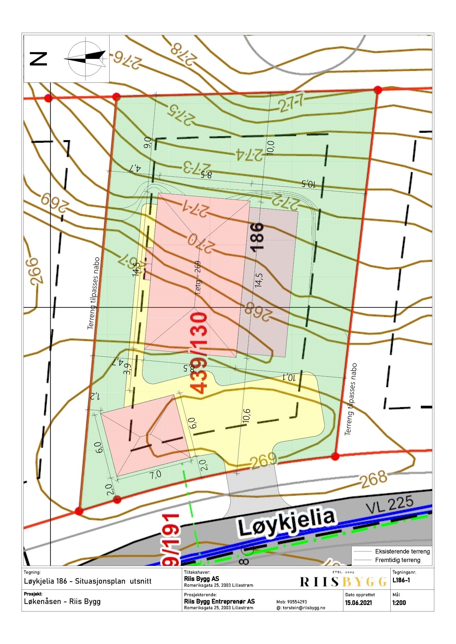 Situasjonskart. Galleribilde