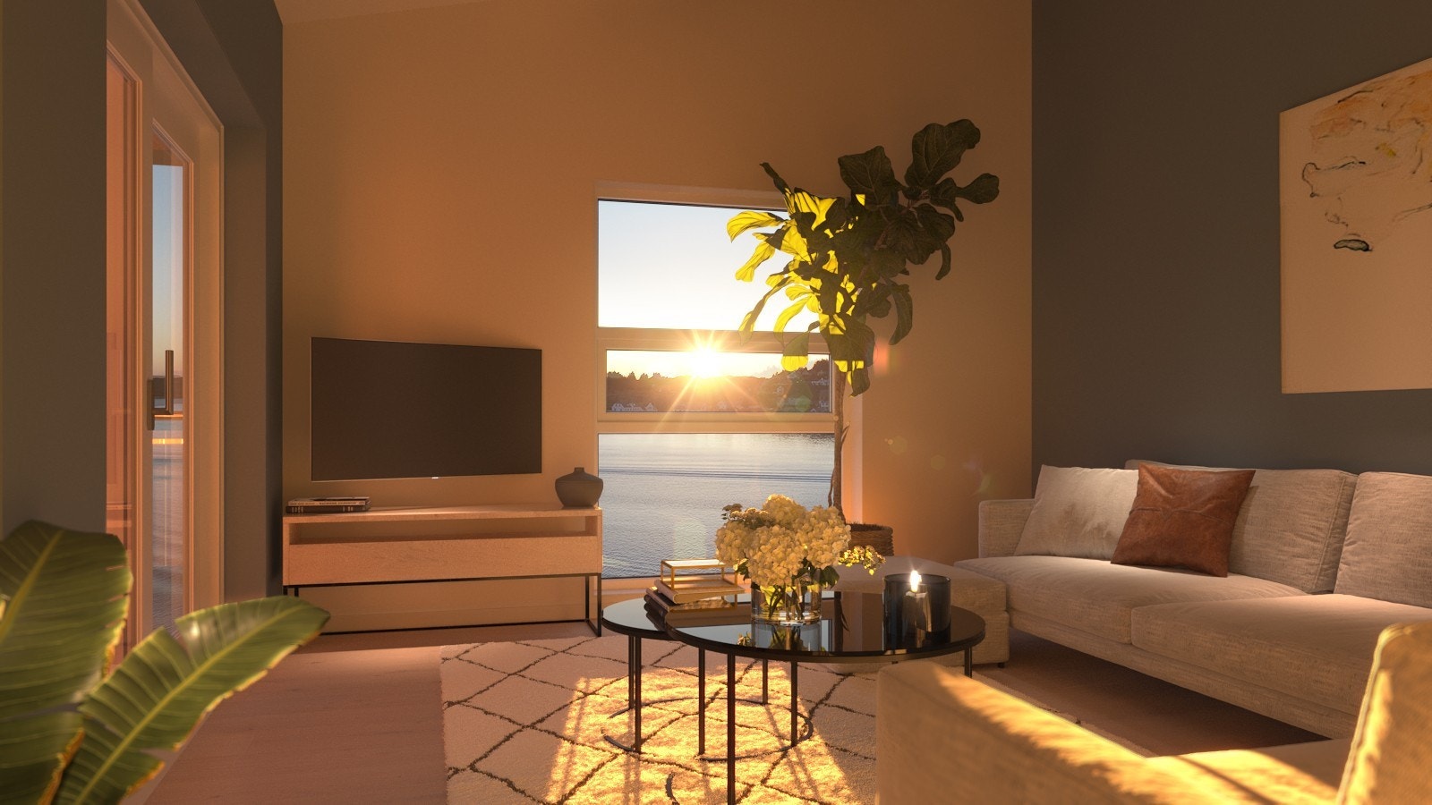 Leilighetene får flott sjøutsikt Galleribilde