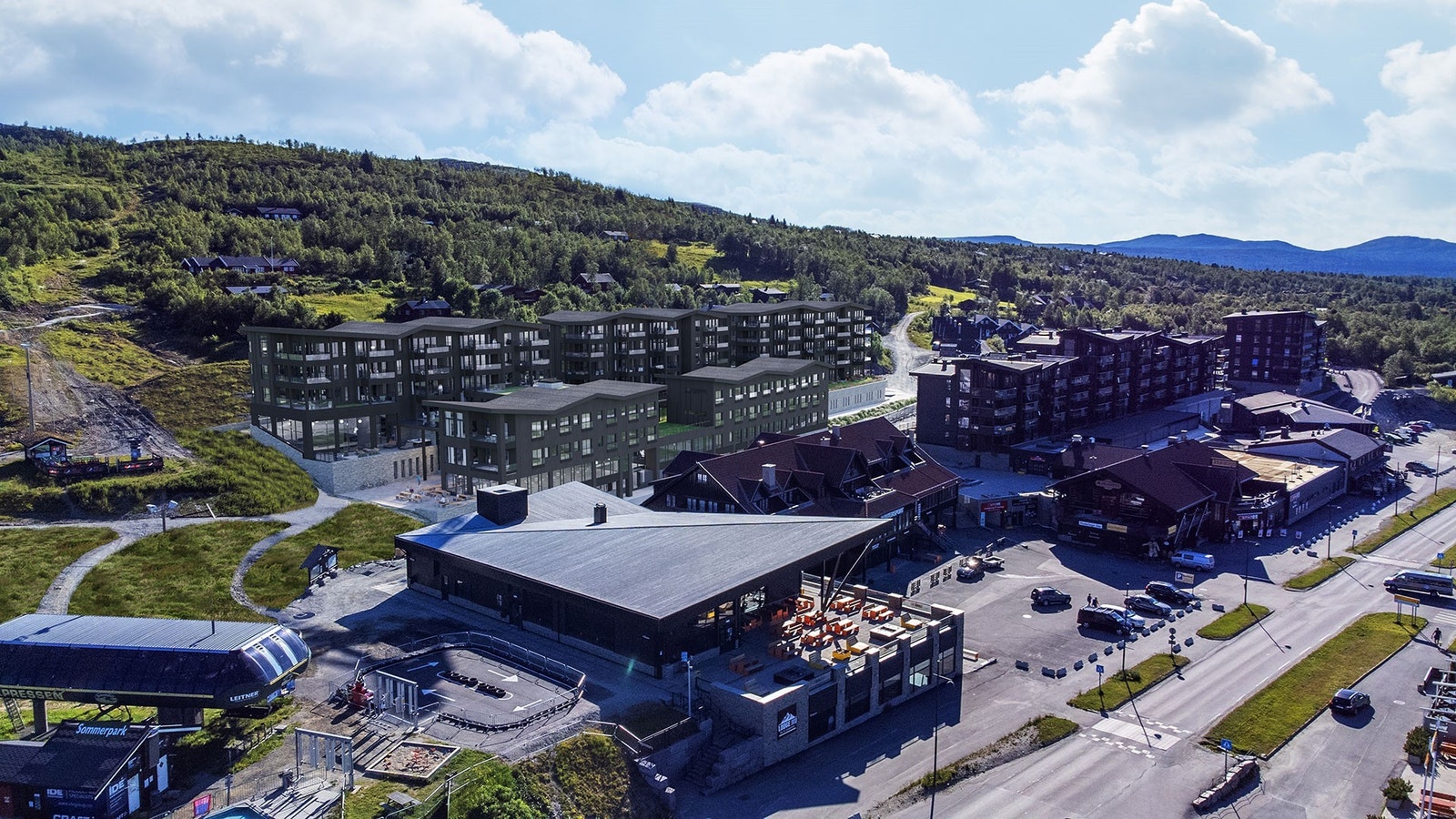 Leiligheten ligger høyt og luftig. Galleribilde