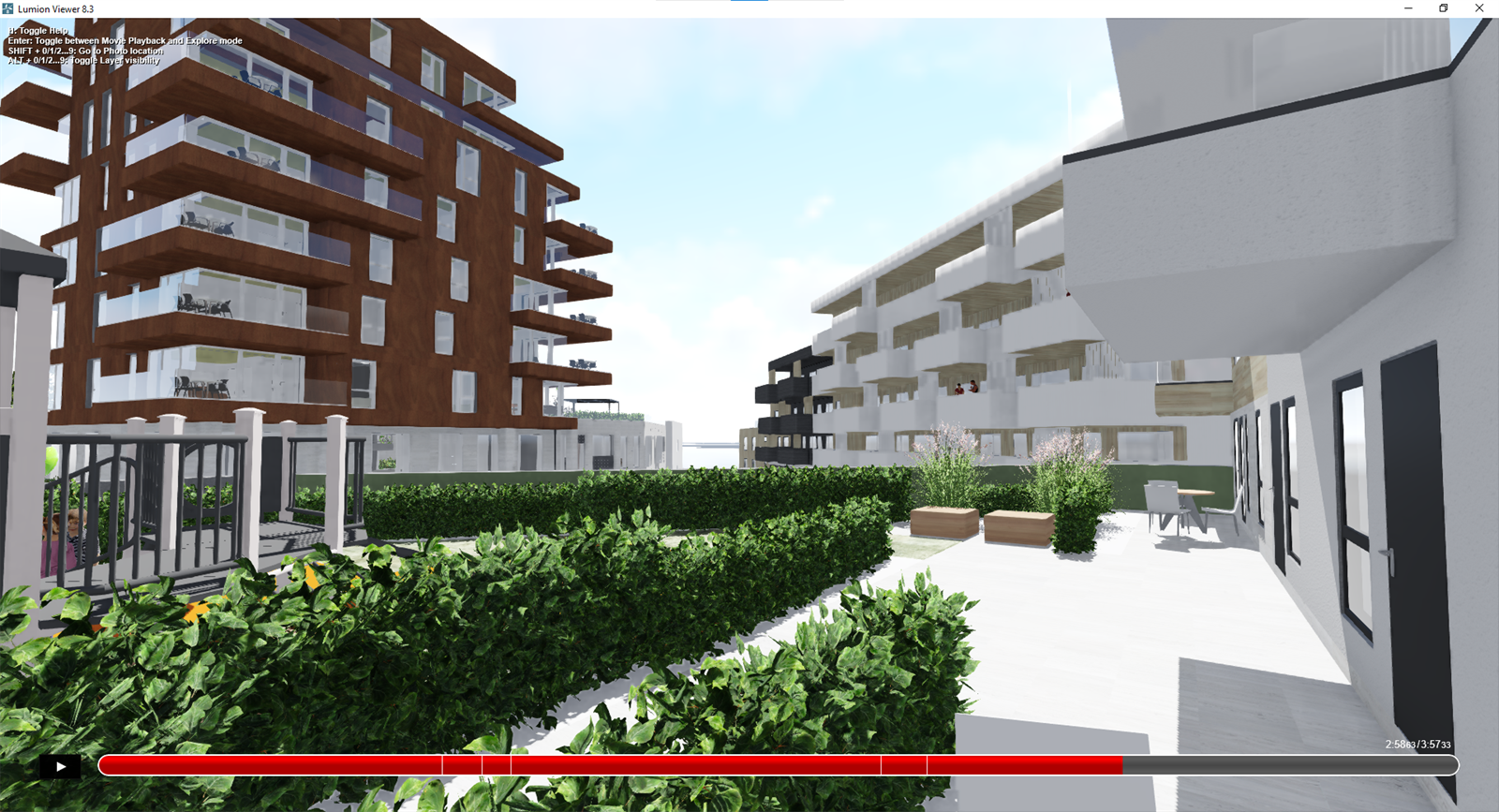 Illustrasjon: Utsikt fra balkong/terrasse (Nb: Avvik kan forekomme) Galleribilde