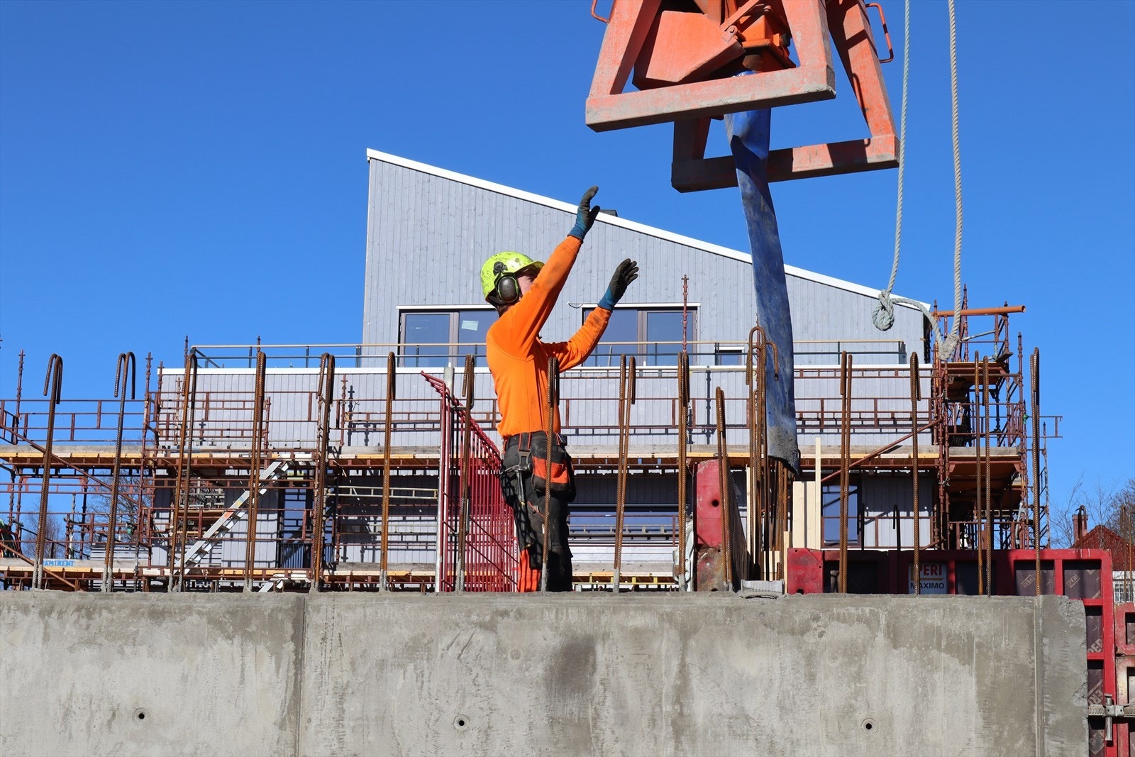 Byggingen er i full gang! Galleribilde