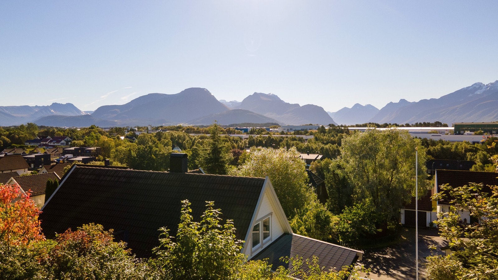 Flott utsikt fra tomta Galleribilde