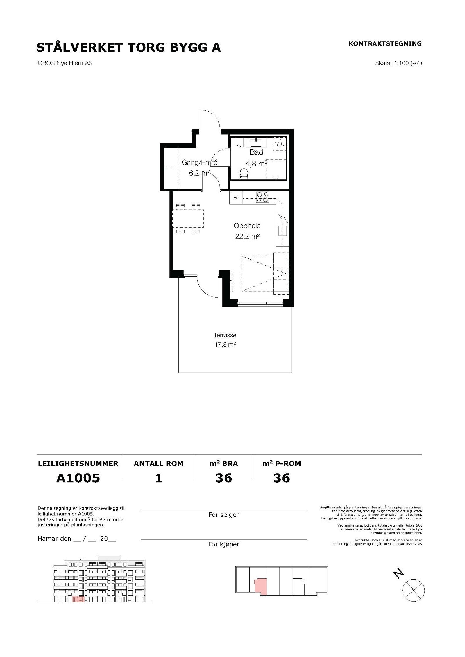 Plantegning Galleribilde
