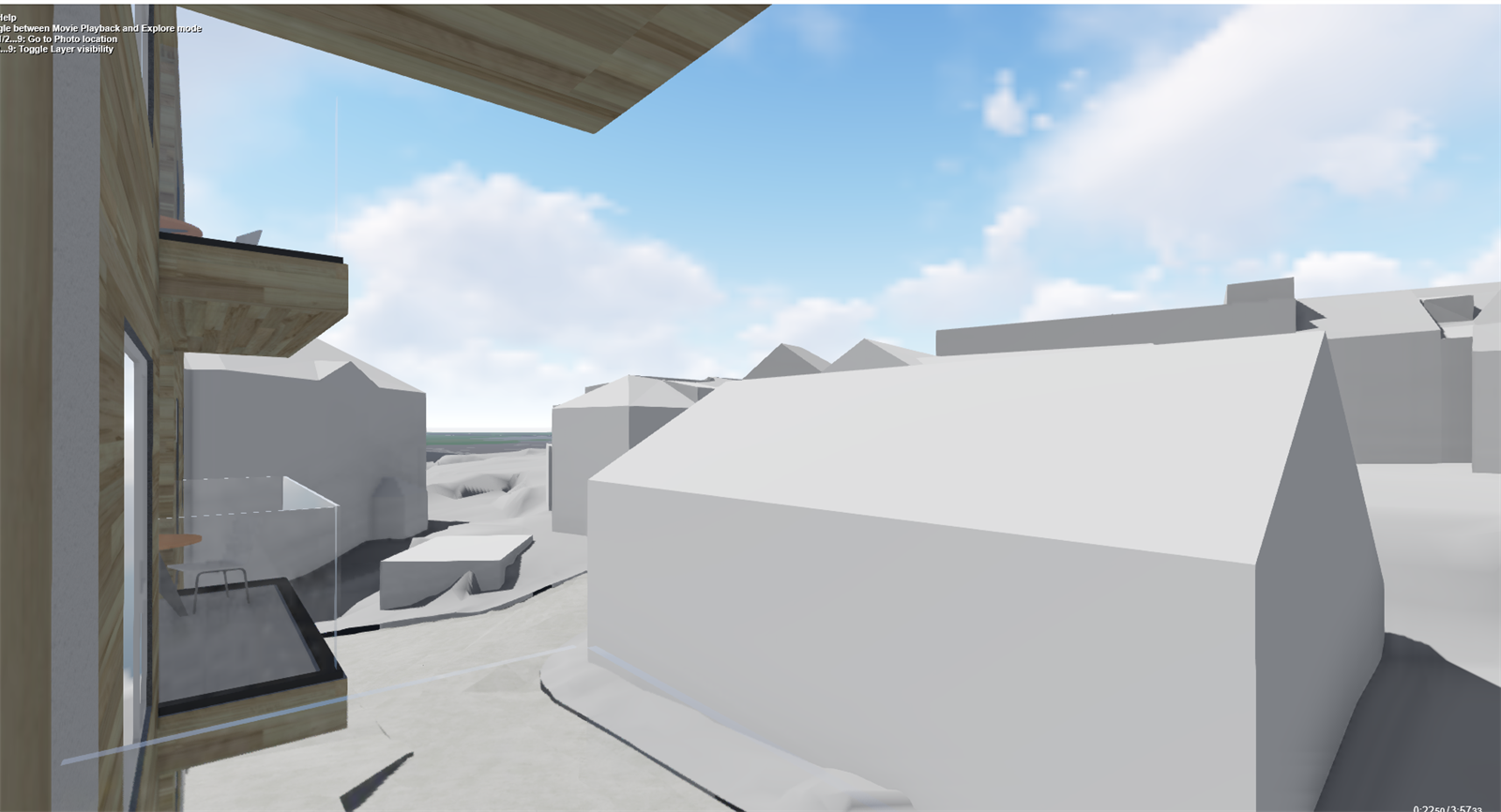 Illustrasjon: Utsikt fra balkong (Nb: Avvik kan forekomme) Galleribilde