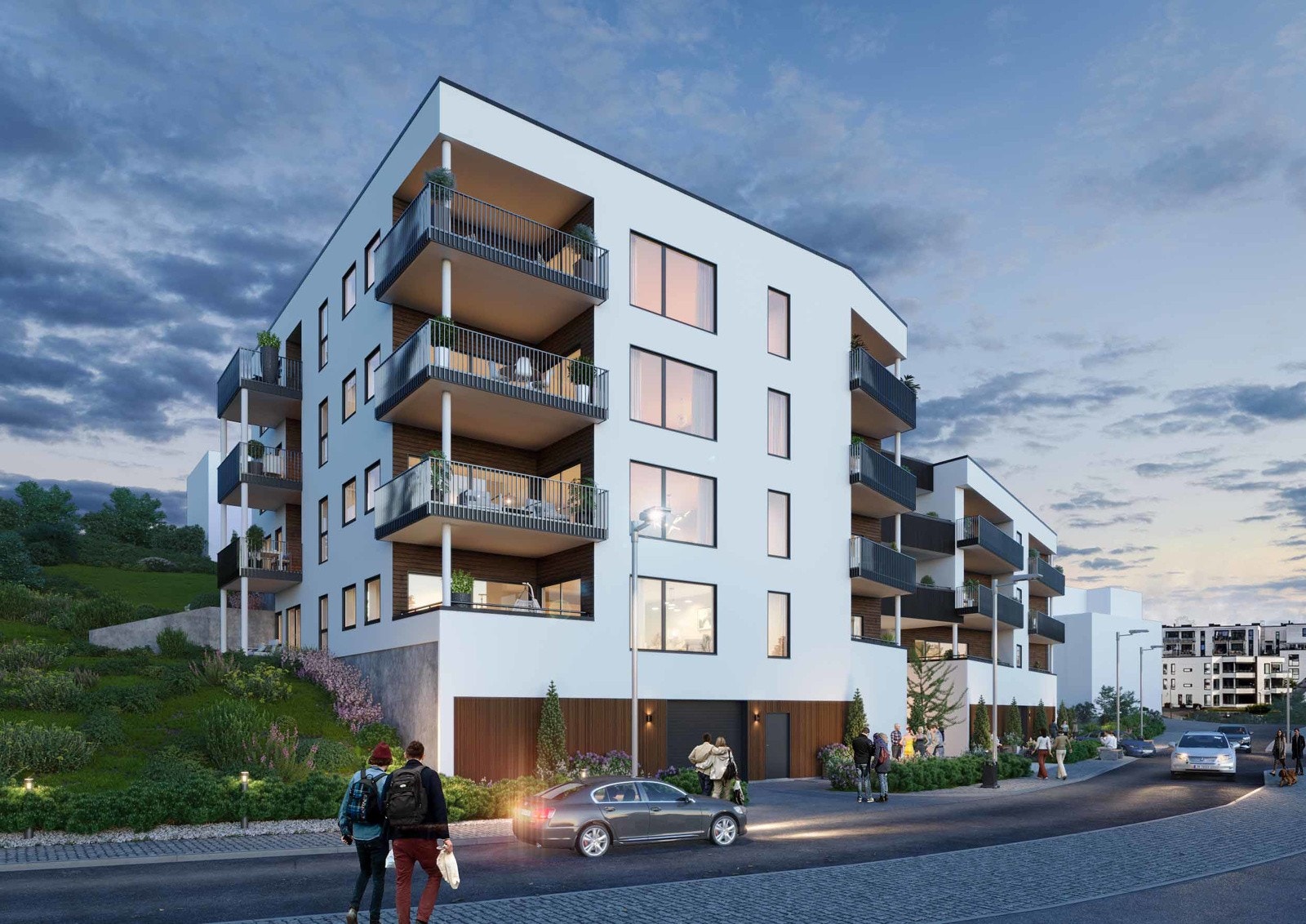 Velkommen til Andersbakkan 83 på Lund Østre (illustrasjon med fotomontasje - avvik vil forekomme) Galleribilde