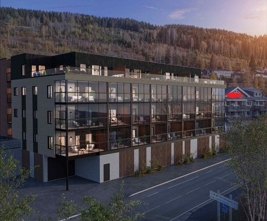 3. etg på enden av bygget Galleribilde