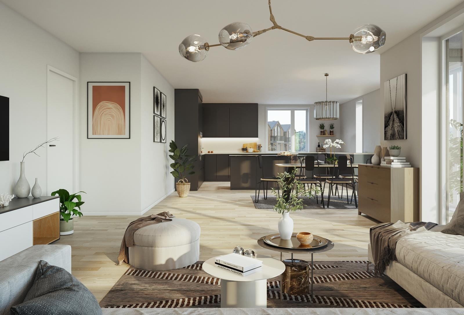 Smakfulle fargevalg og løsninger. Illustrasjonsbilde, avvik kan forekomme. Galleribilde