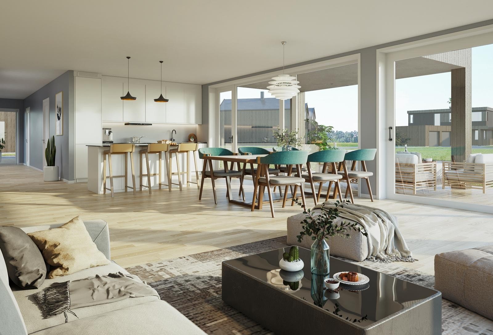 Kjøkken leveres av kvalitetsprodusent Strai. Galleribilde