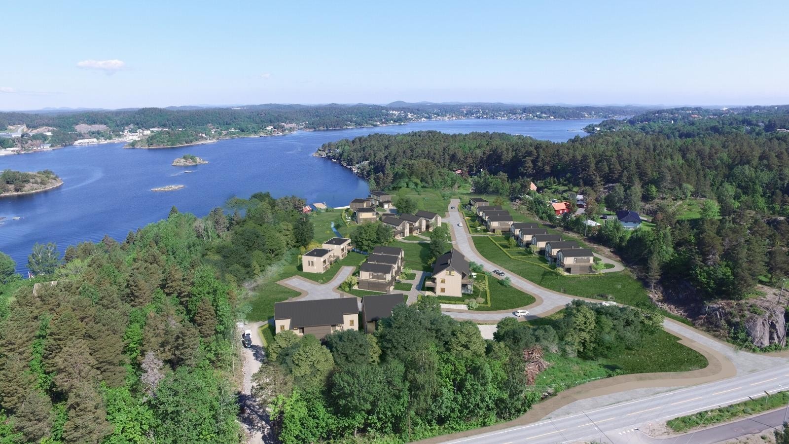 Fabelaktig beliggenhet ved Tromøysund med meget gode solforhold. Galleribilde