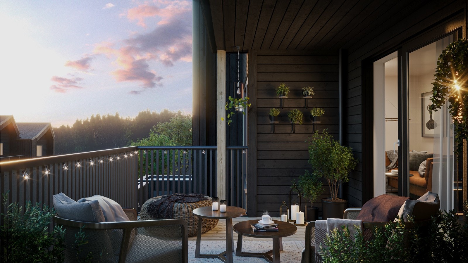 Illustrasjon av BK14.2 Bolig 1 - Kan avvike fra faktisk leveranse Galleribilde