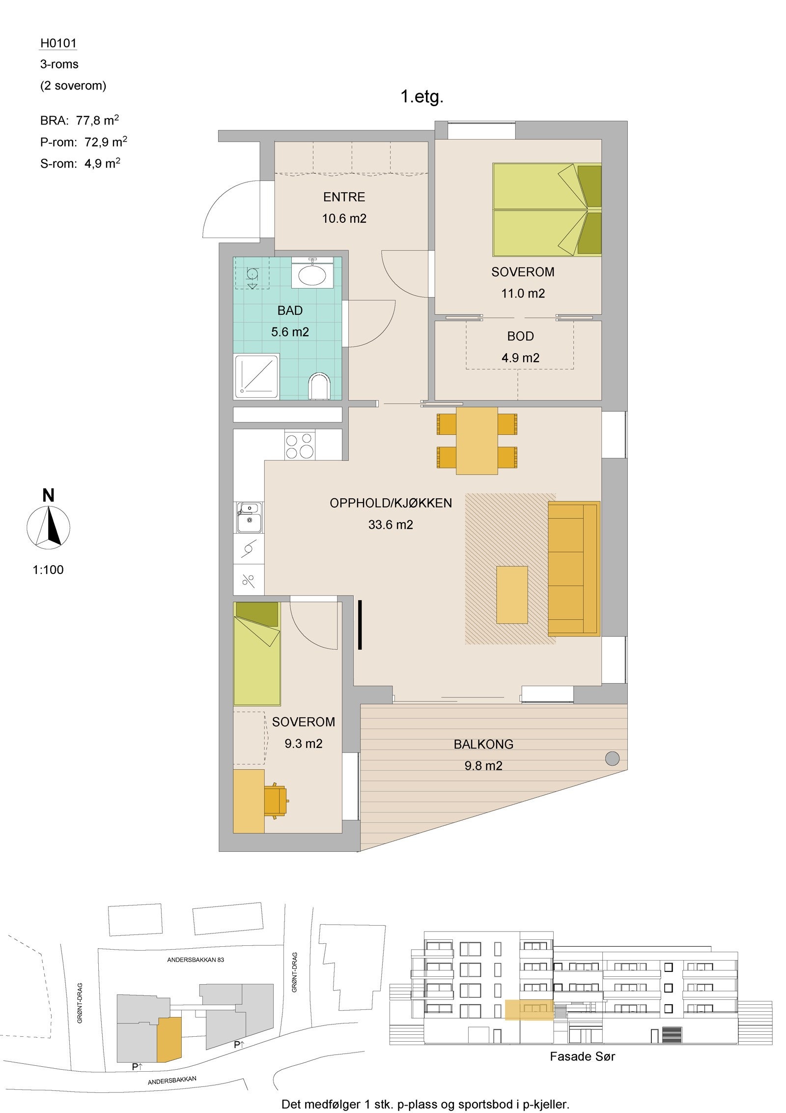 Salgstegning leil. H0101 Galleribilde