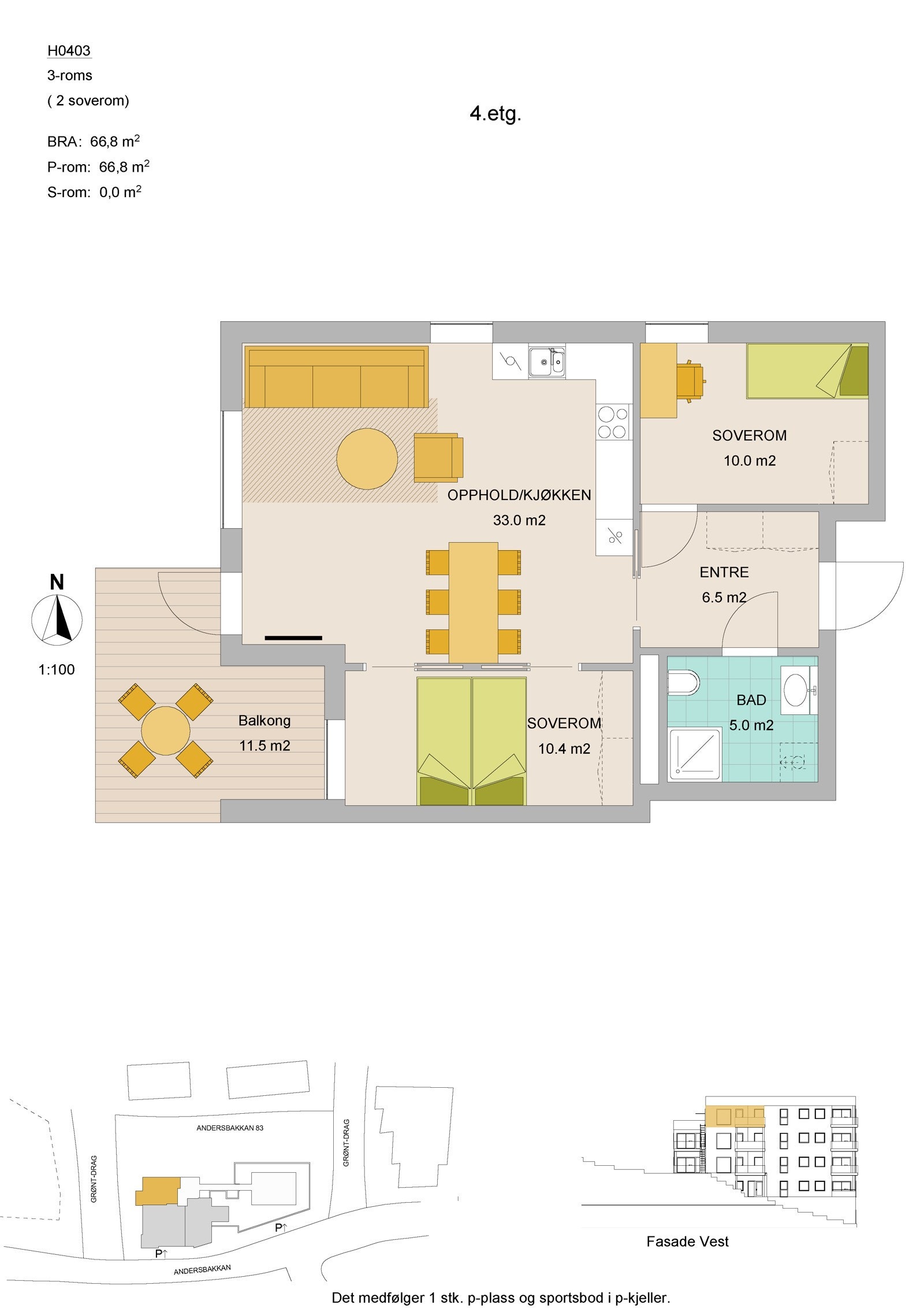 Salgstegning leil. H0403 Galleribilde