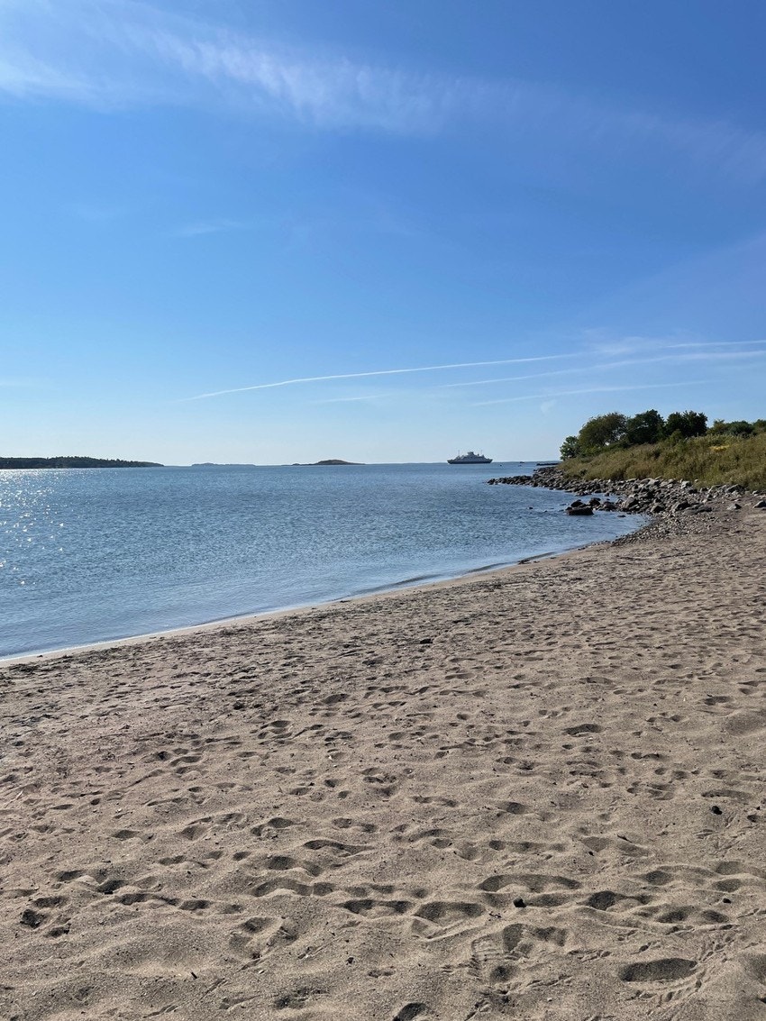 Kort vei til stranden. Galleribilde