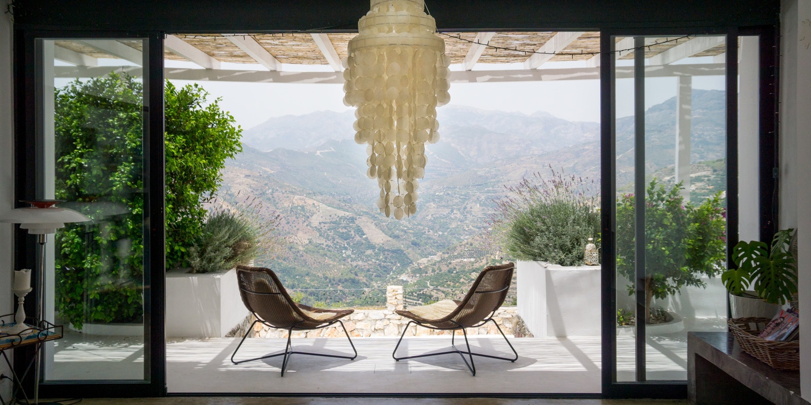 Utsikt fra peisestue Galleribilde