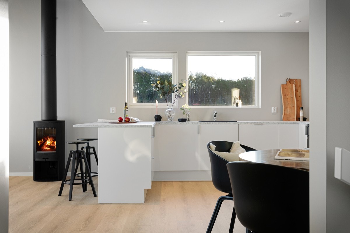 Innvendige bilder av hus 4 som er solgt og overlevert Galleribilde