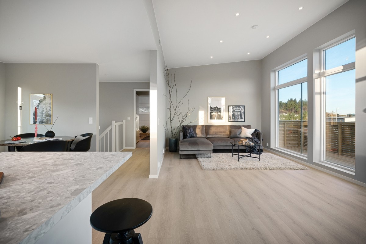 Innvendige bilder av hus 4 som er solgt og overlevert Galleribilde