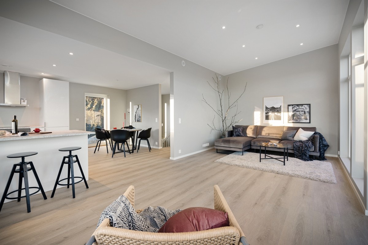 Innvendige bilder av hus 4 som er solgt og overlevert Galleribilde