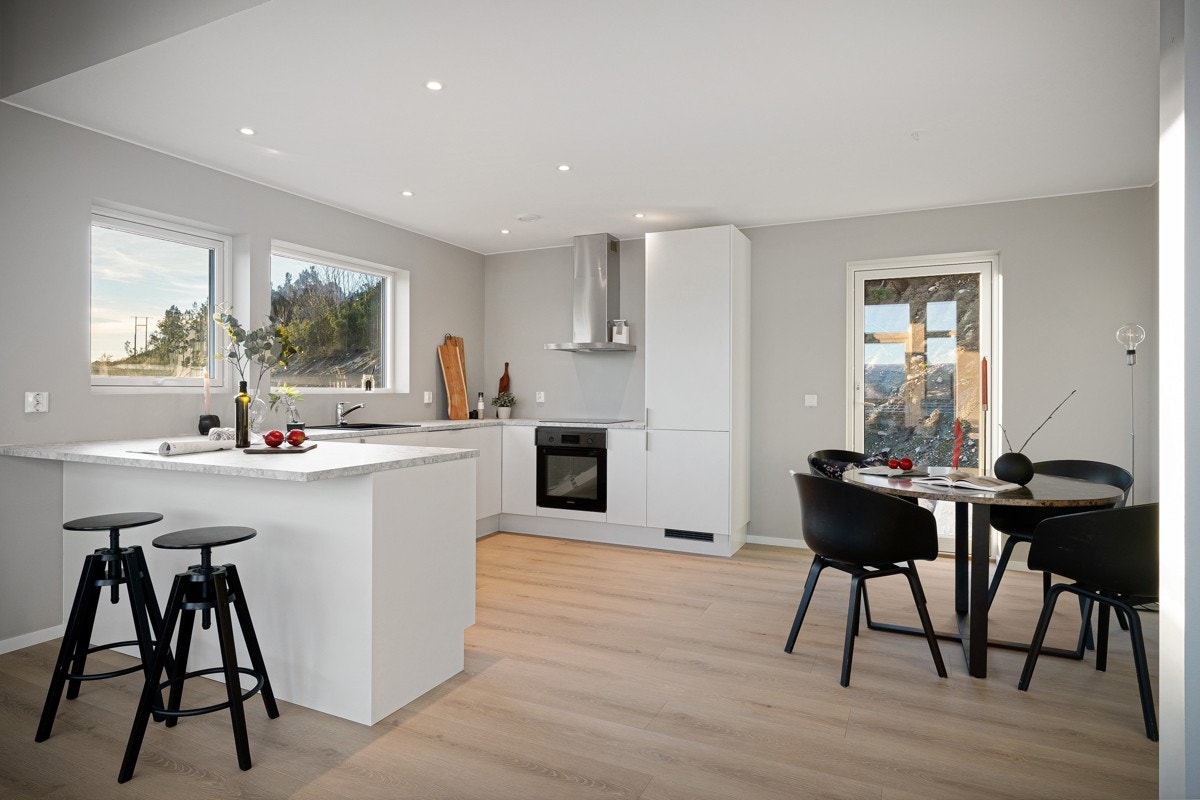 Innvendige bilder av hus 4 som er solgt og overlevert Galleribilde