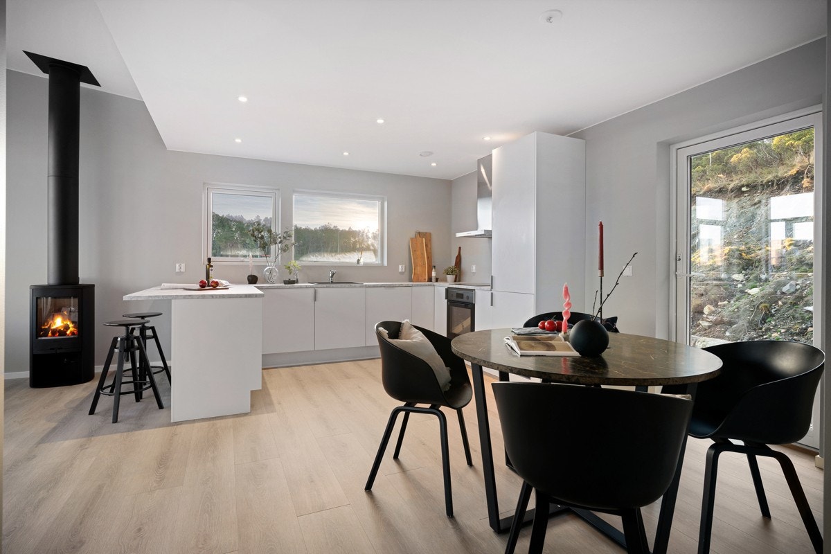 Innvendige bilder av hus 4 som er solgt og overlevert Galleribilde