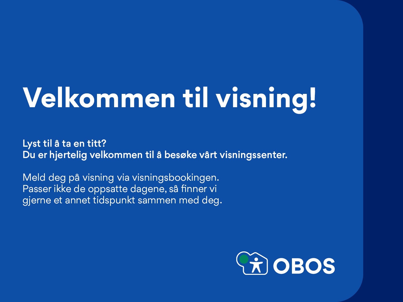 Velkommen til visning! Galleribilde