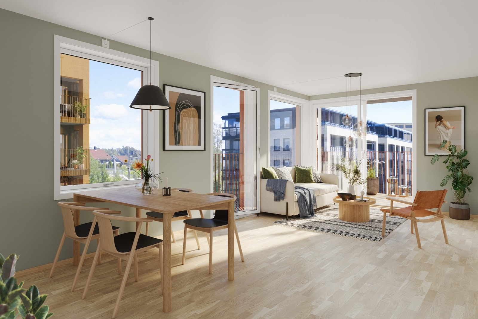 Stue/spisestue fra lnr 4001 Galleribilde