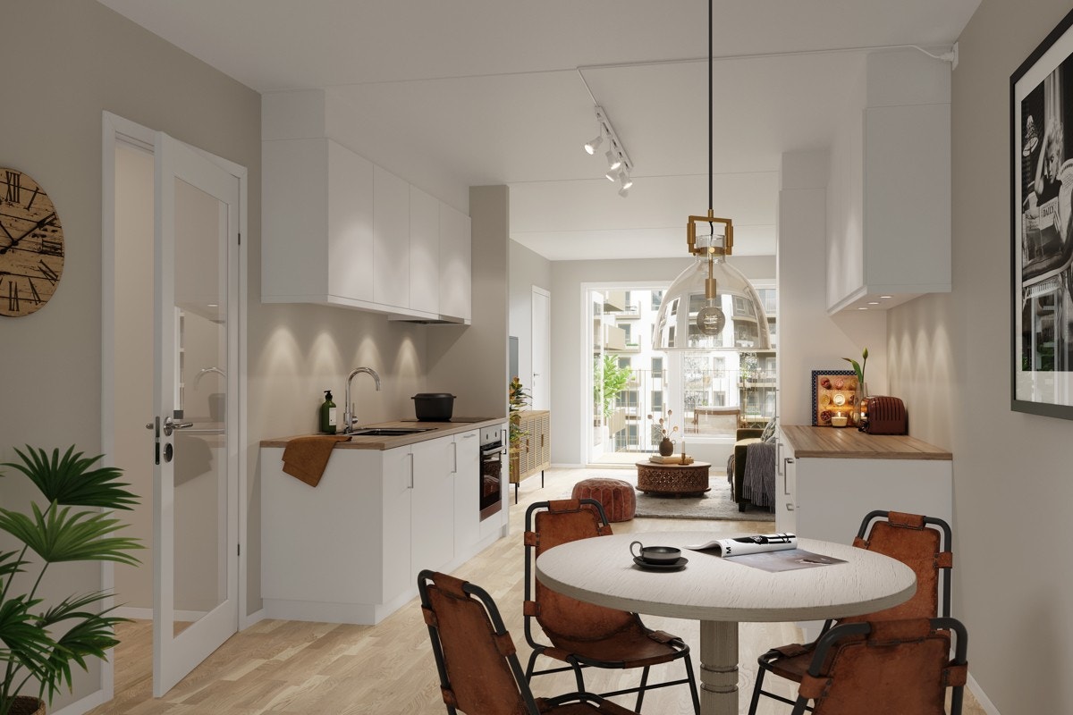 INT05 - B5015 - Kjøkken og stue Galleribilde