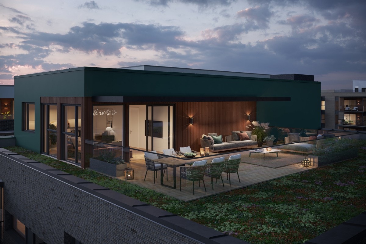 Leil. D4022 - toppleilighet m/egen takterrasse. Bildet er kun ment som illustrasjon. Galleribilde