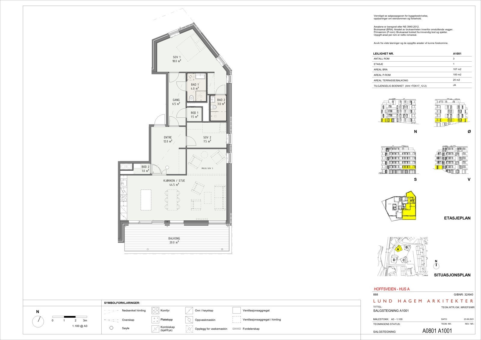 Plantegning Galleribilde