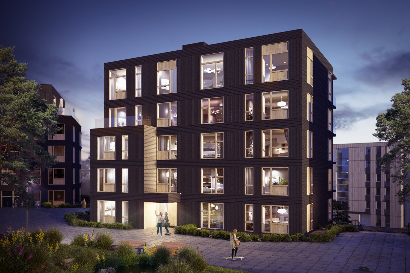 Balkonger mot vest (illustrasjonsfoto) Galleribilde