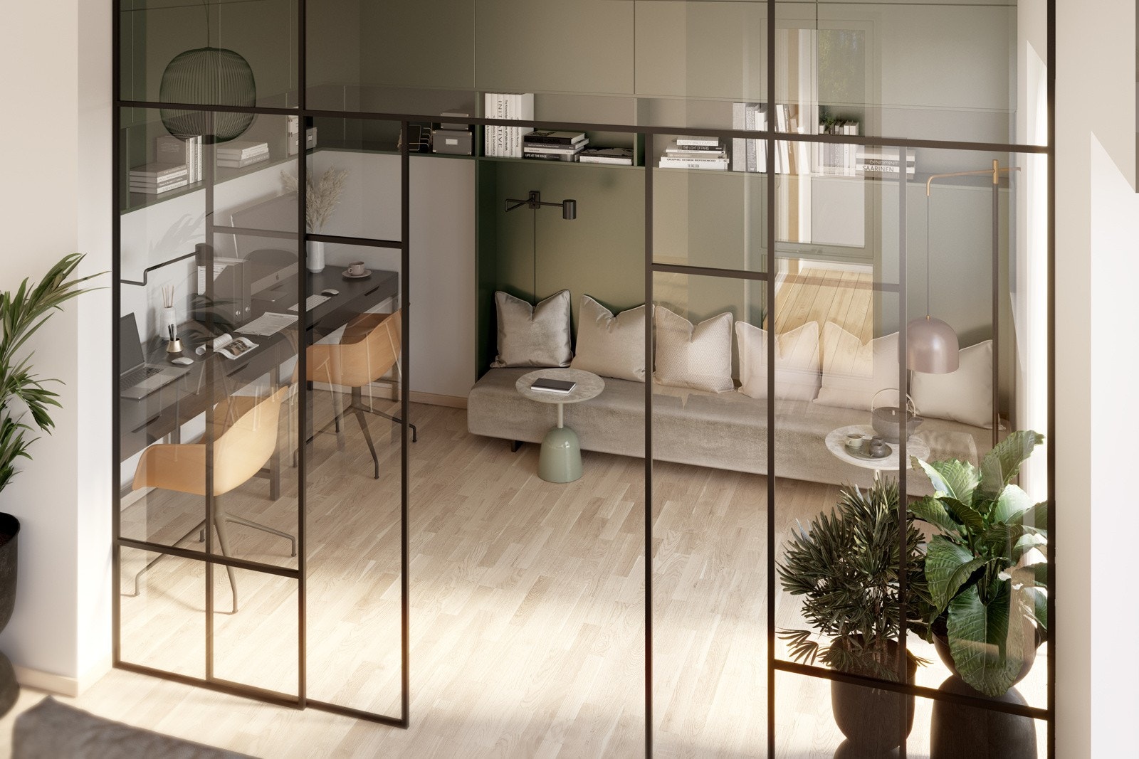 Breem-klassifisert med inntegnet hjemmekontor i alle leiligheter (illustrasjonsfoto) Galleribilde