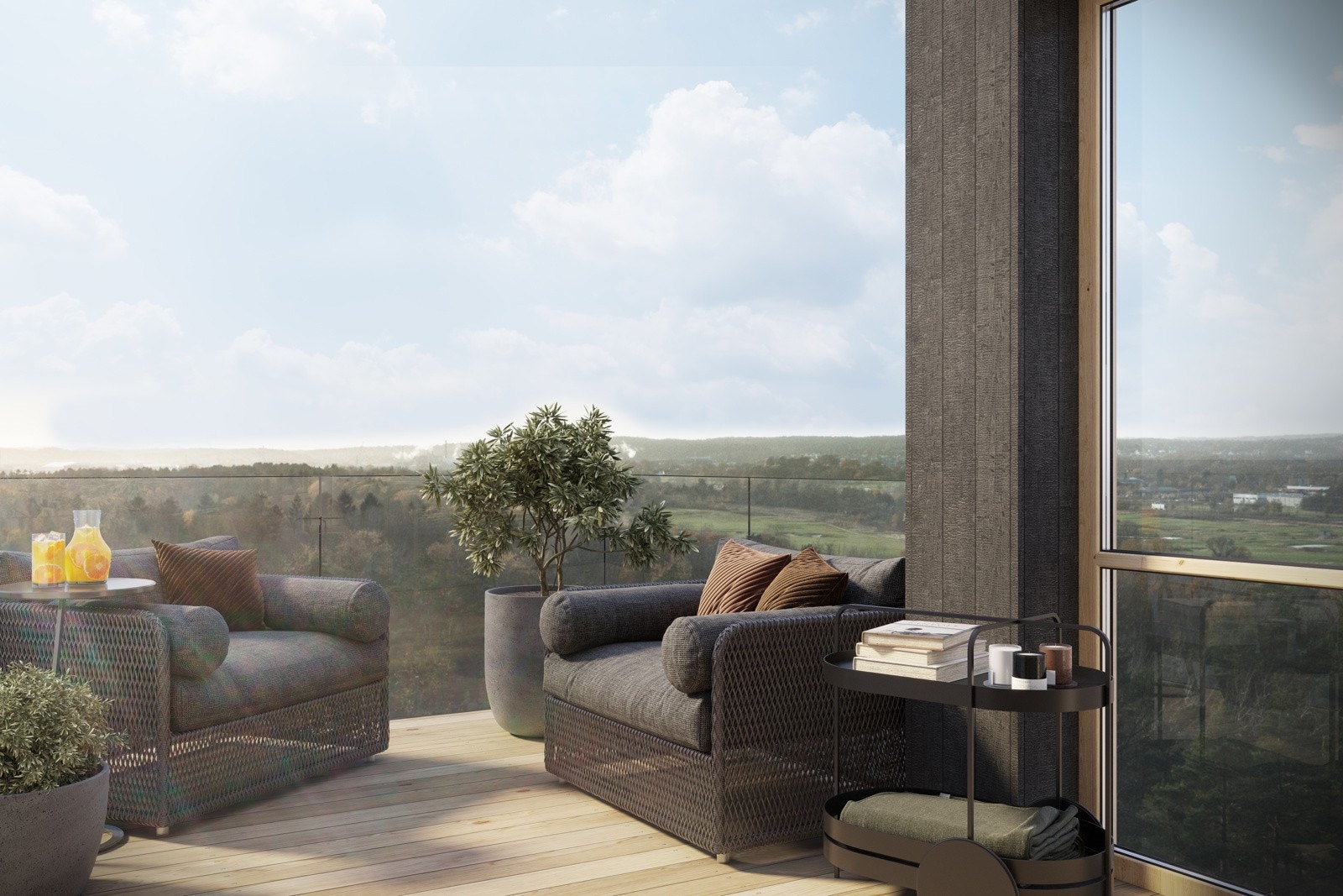 Gode sol og utsiktsforhold (illustrasjonsfoto) Galleribilde