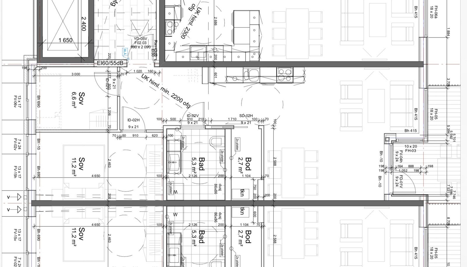 Plantegning Galleribilde