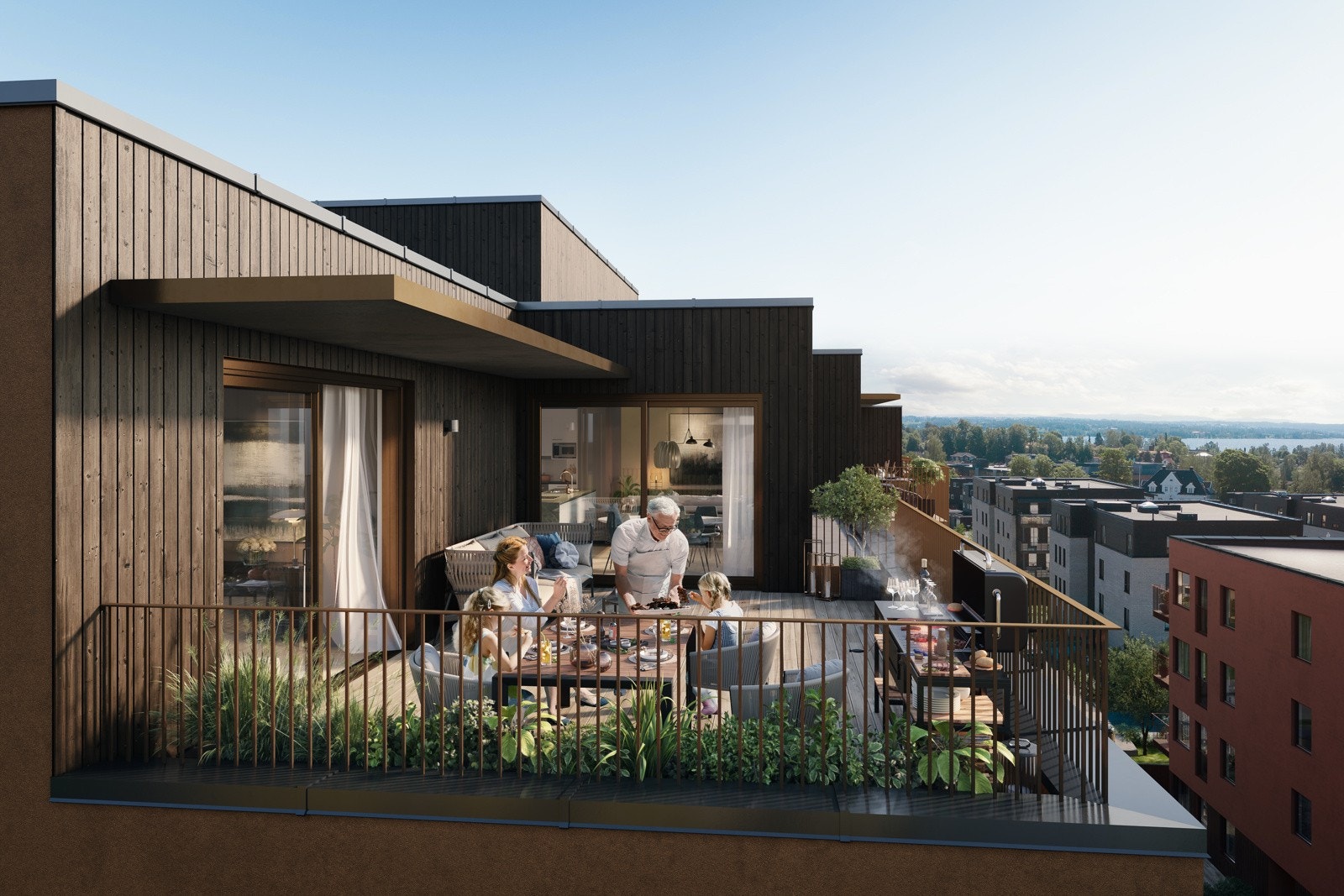 Takterrasse Galleribilde