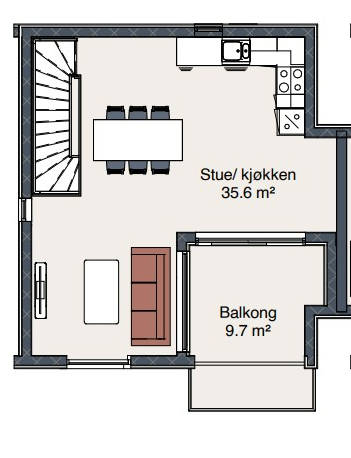 Illustrasjon 2. etg. Galleribilde