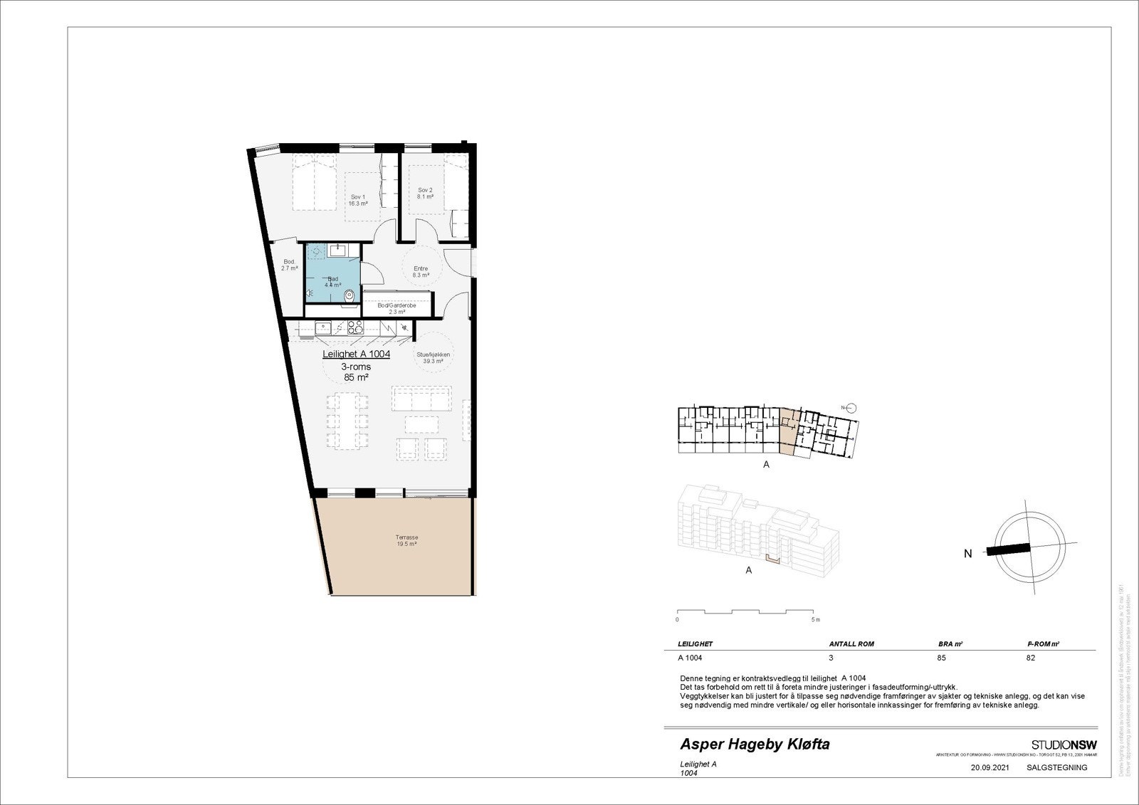 Plantegning Galleribilde