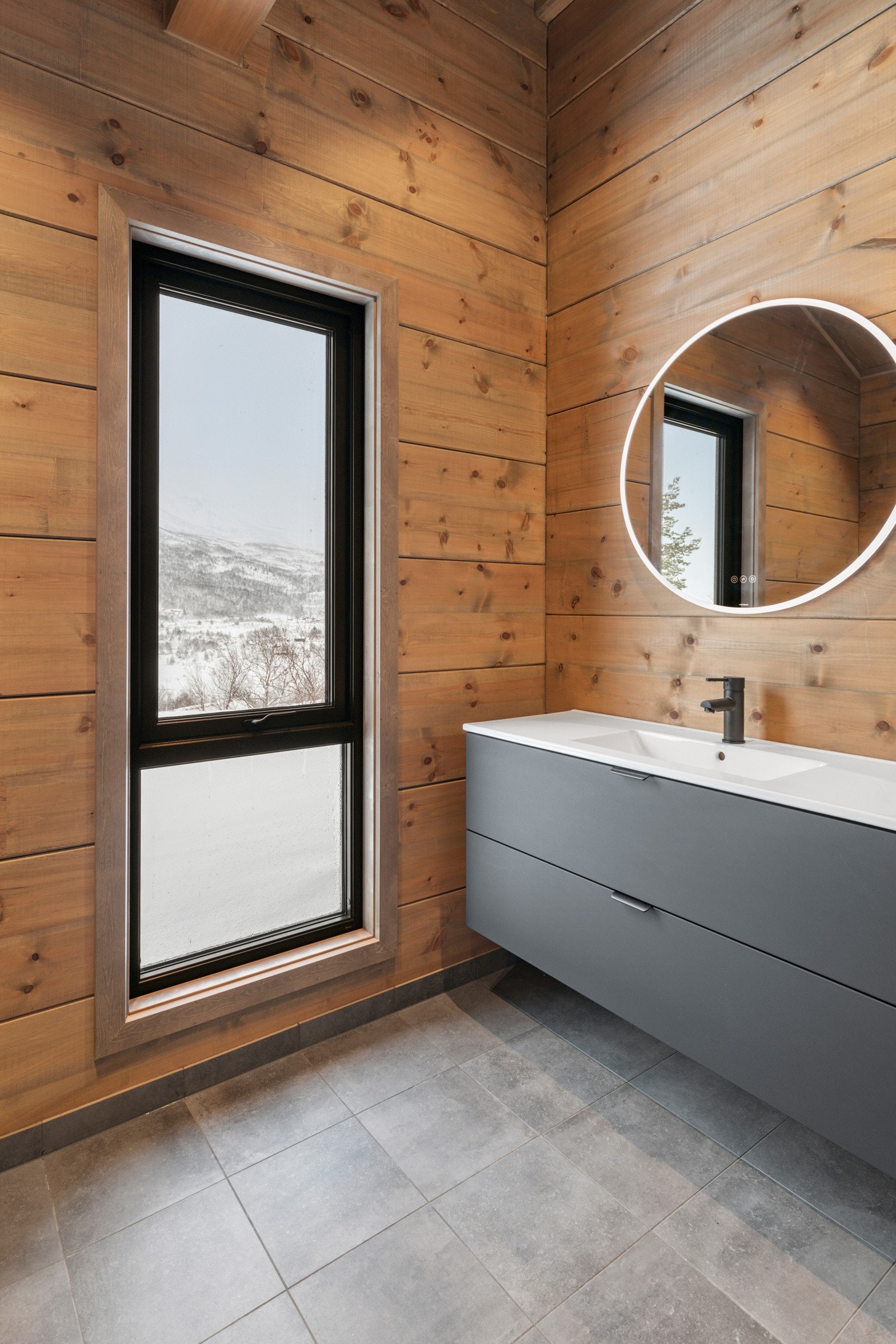 Bilde fra det bad/wc i ferdigstilte Hytte 1 Galleribilde